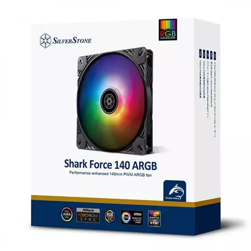 Fan Silverstone SST-SF140B-ARGB 14 cm 2200 RPM Schwarz