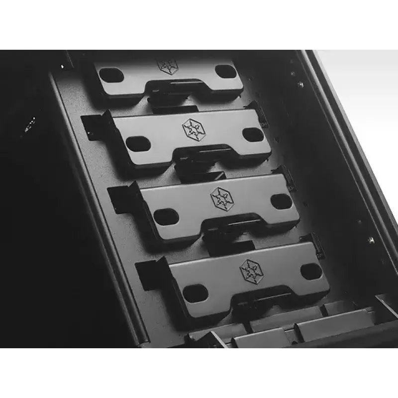 PC-Gehäuse Silverstone TJ04-E Midi Tower Schwarz