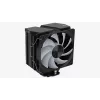Luftkühler AEROCOOL Rime 4 120 mm Lüfter mit Hydrauliklager, 4 Heatpipes, TDP 230 W, schwarz
