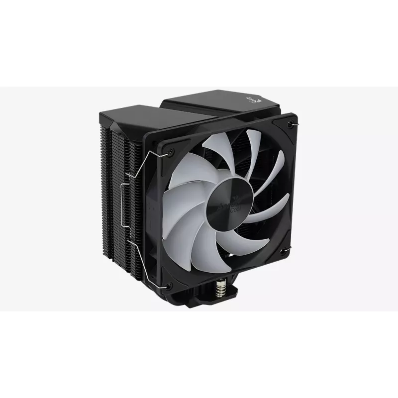 Luftkühler AEROCOOL Rime 4 120 mm Lüfter mit Hydrauliklager, 4 Heatpipes, TDP 230 W, schwarz