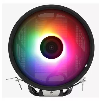 Luftkühler AEROCOOL Rave 3 FRGB 120 mm Schwarz Weiß — 3 Heatpipes, ARGB, Hydrauliklager, 1800 U/min