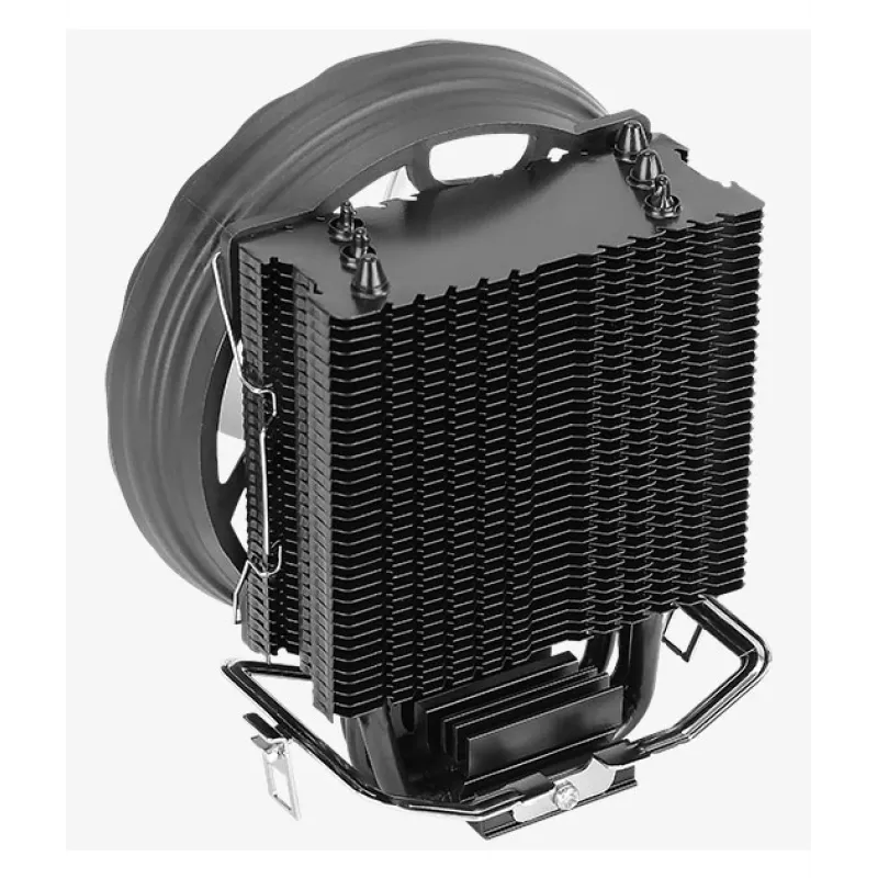 Luftkühler AEROCOOL Rave 3 FRGB 120 mm Schwarz Weiß — 3 Heatpipes, ARGB, Hydrauliklager, 1800 U/min