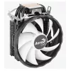 Luftkühler AEROCOOL Rave 3 FRGB 120 mm Schwarz Weiß — 3 Heatpipes, ARGB, Hydrauliklager, 1800 U/min