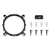 Luftkühler AEROCOOL Rave 3 FRGB 120 mm Schwarz Weiß — 3 Heatpipes, ARGB, Hydrauliklager, 1800 U/min