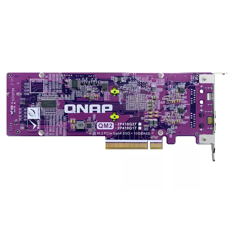 QNAP Card QM2 Schnittstellenkarten/Adapter Intern PCIe, RJ-45