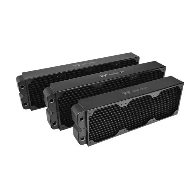 Kühlerblock THERMALTAKE CL360 — Kupfer, 405×132×64 mm, 1/4 Zoll Gewinde, 1,66 kg, schwarz