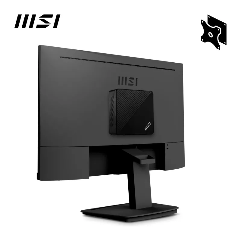 MSI Cubi N ADL-006DE Intel® N N200 4 GB DDR4-SDRAM 128 GB SSD Windows 11 Pro Mini PC Schwarz