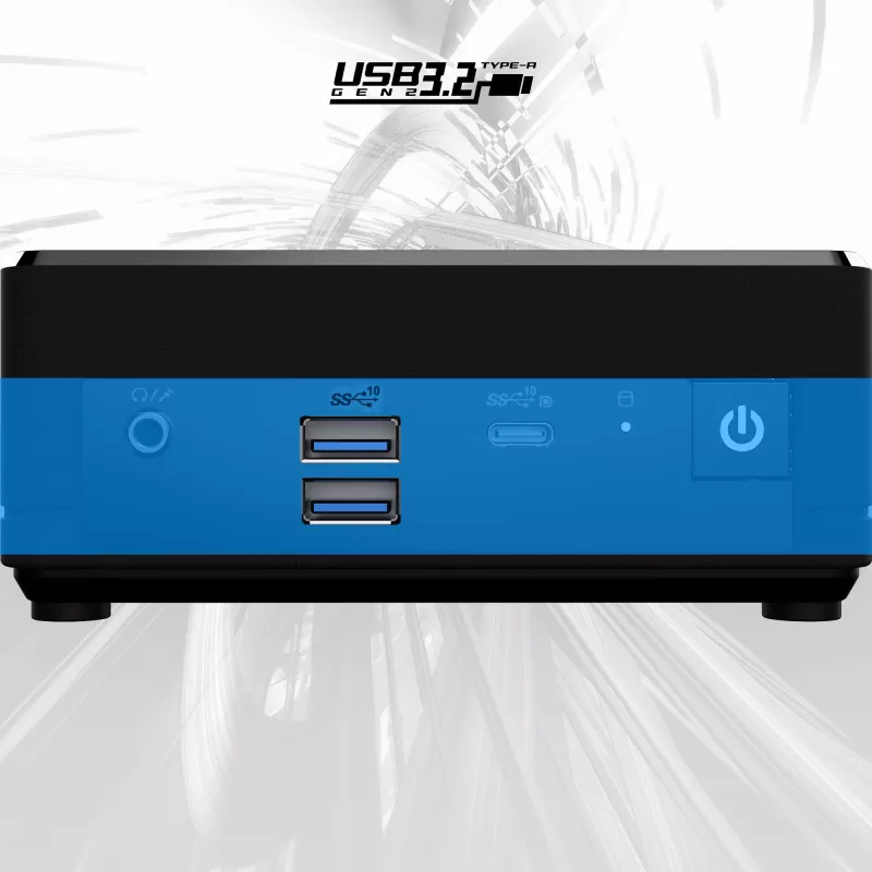 MSI Cubi N ADL-006DE Intel® N N200 4 GB DDR4-SDRAM 128 GB SSD Windows 11 Pro Mini PC Schwarz
