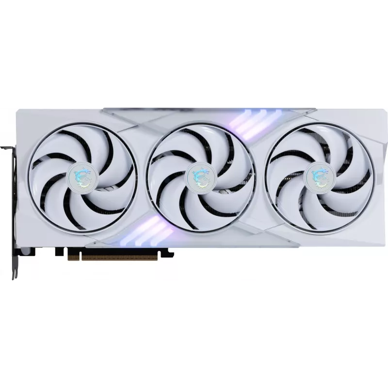 Grafikkarte MSI GeForce RTX 5080 16 GB GDDR7, PCIe 5.0, 256-bit, 3xDP 2.1a + HDMI 2.1b, 360 W, 3 Lüfter, Weiß