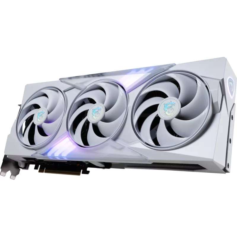 Grafikkarte MSI GeForce RTX 5080 16 GB GDDR7, PCIe 5.0, 256-bit, 3xDP 2.1a + HDMI 2.1b, 360 W, 3 Lüfter, Weiß