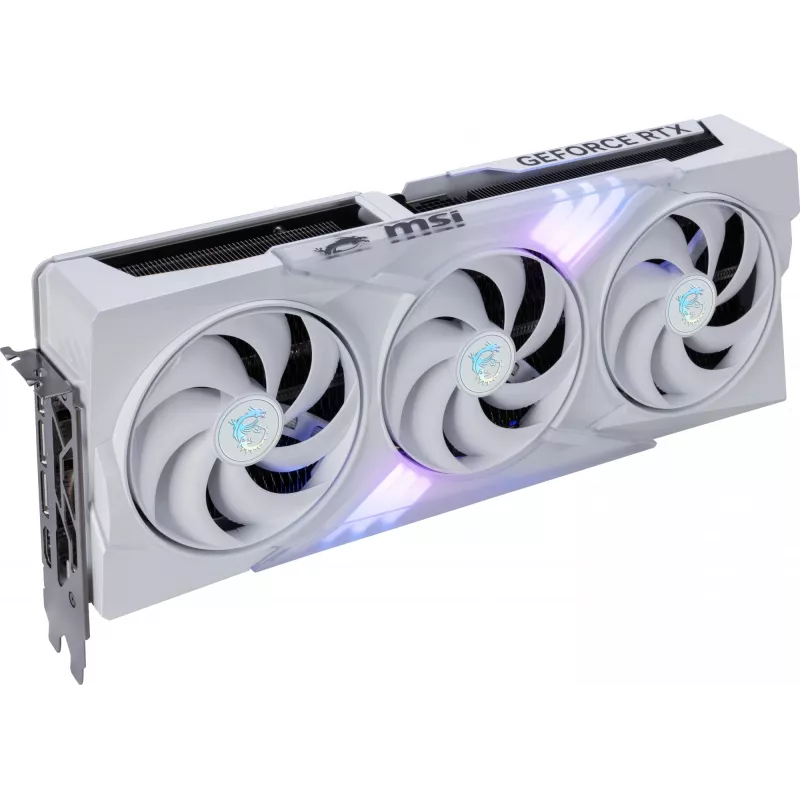 Grafikkarte MSI GeForce RTX 5080 16 GB GDDR7, PCIe 5.0, 256-bit, 3xDP 2.1a + HDMI 2.1b, 360 W, 3 Lüfter, Weiß