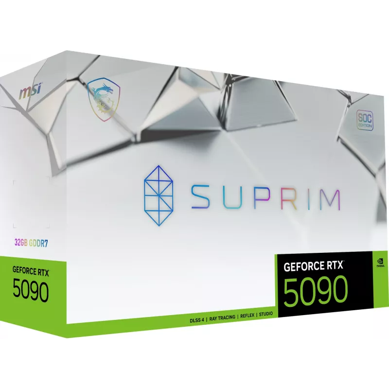 MSI SUPRIM GEFORCE RTX 5090 32G SOC Grafikkarte NVIDIA 32 GB GDDR7
