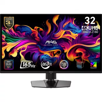 MSI MAG 322UP QD-OLED E16 Computermonitor 80 cm (31,5 Zoll) 3840 x 2160 Pixel 4K Ultra HD Schwarz