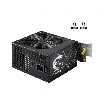 Netzteil MSI MAG A750BN PCIE5 II 750 W, 24‑pin ATX, Non‑Modular, 80 PLUS Bronze, 120 mm Lüfter, Schwarz