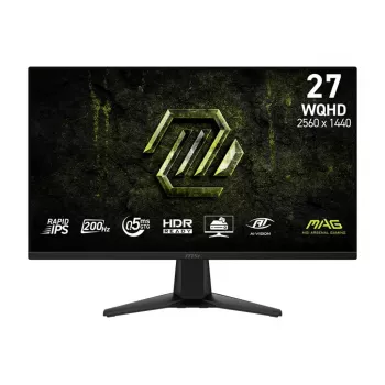 Computermonitor MSI MAG 275QF E20 — 27 Zoll (68,6 cm), 2560×1440 WQHD, Rapid IPS, 0,5 ms, VESA, schwarz