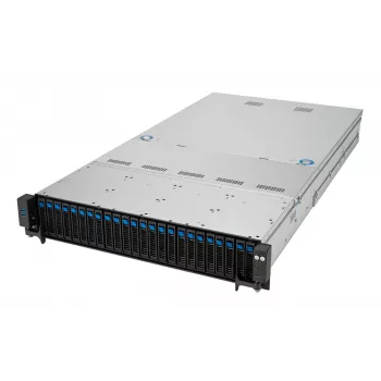 Rackserver ASUS RS520A-E12-RS24U Socket SP5, AMD EPYC 9004, 1 CPU, 24x DDR5 DIMM, max. 6,14 TB, 2U, 26x 2,5-Zoll-Einschübe, 1600W-Netzteil