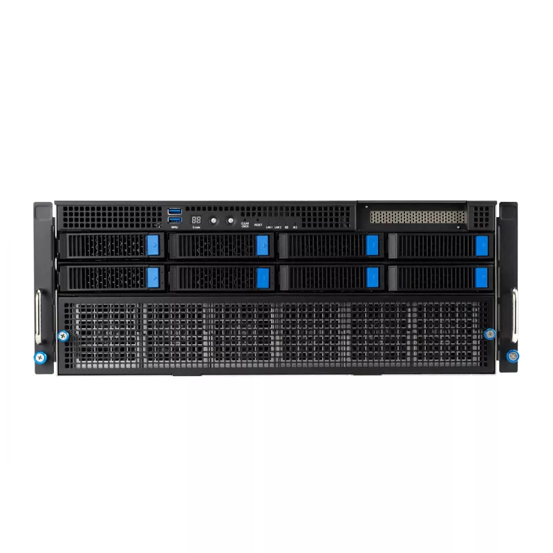 Rackserver ASUS ESC8000A-E12-SKU2 (4U) – unterstützt 2× AMD EPYC 9004, DDR5 bis zu 6 TB, 24 DIMM, 3000W PSU