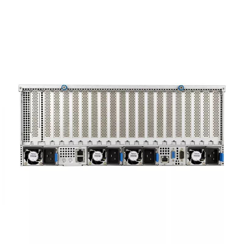 Rackserver ASUS ESC8000A-E12-SKU2 (4U) – unterstützt 2× AMD EPYC 9004, DDR5 bis zu 6 TB, 24 DIMM, 3000W PSU