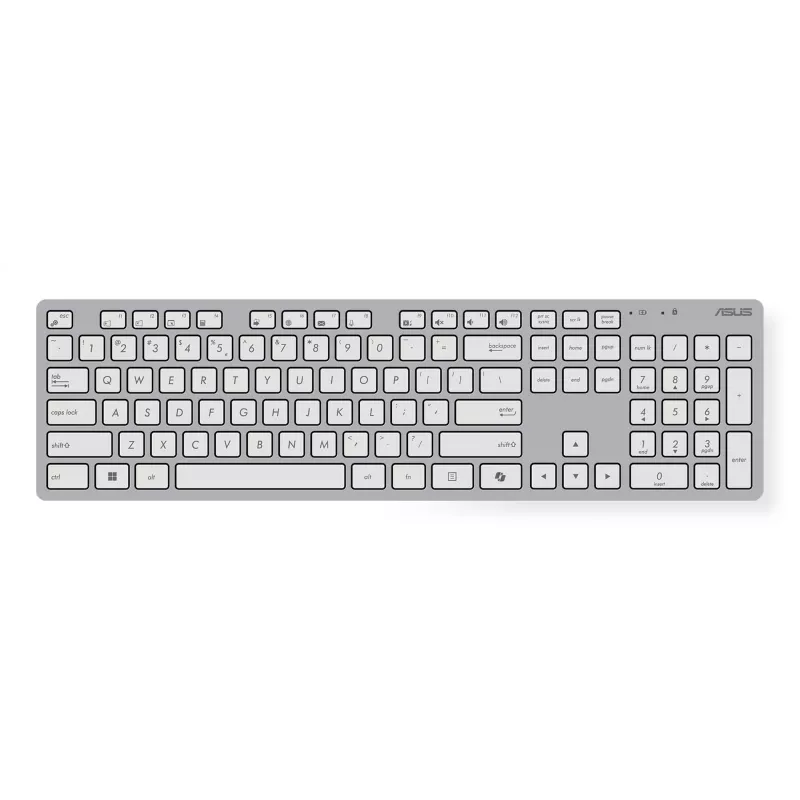 Drahtloses Tastatur- und Maus-Set ASUS W5000 Russisches Layout Weiß