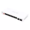 Unmanaged Ethernet Switch ASUS QG-U1080 — 8 × 2,5G RJ-45 Ports, MAC 16K, Weiß, 12V