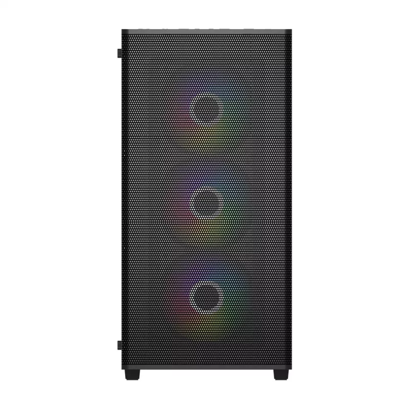 FSP M220-BA Gehäuse Midi-Tower mATX, ATX Schwarz ARGB