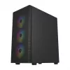 FSP M220-BA Gehäuse Midi-Tower mATX, ATX Schwarz ARGB