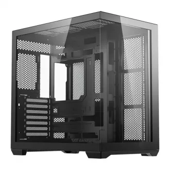Computergehäuse Darkflash C280 (schwarz) – Mid-Tower ATX-kompatibel, Front-Mesh-Panel