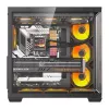 Computergehäuse Darkflash C280 (schwarz) mit 7 vorinstallierten Lüftern