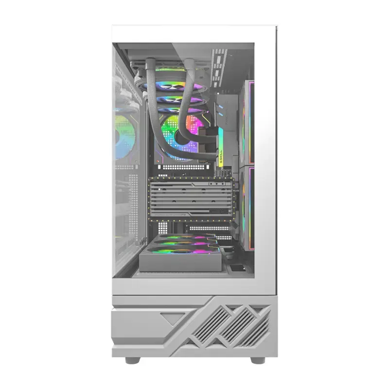 Computergehäuse DarkFlash DS950 (weiß) — Mid-Tower ATX-kompatibles Gehäuse