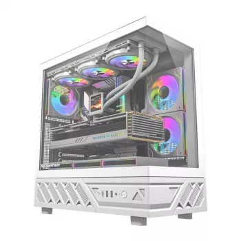 Computergehäuse DarkFlash DS950 (weiß) — Mid-Tower ATX-kompatibles Gehäuse
