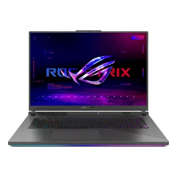 ASUS ROG Strix G18 G814PP-S8014W AMD Ryzen™ 9 8940HX Laptop 45.7 cm (18 Zoll) WUXGA 32 GB DDR5-SDRAM 1 TB SSD NVIDIA GeForce RTX 5070 Wi-Fi 6E (802.11ax) Windows 11 Home Deutsch Schwarz, Grau