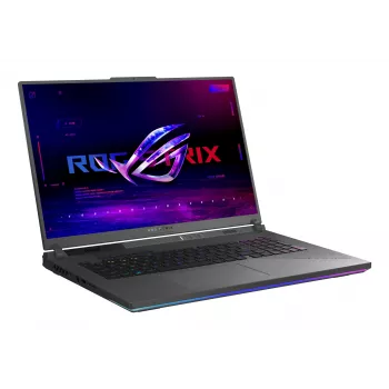 ASUS ROG Strix G18 G814PP-S8014W AMD Ryzen™ 9 8940HX Laptop 45.7 cm (18 Zoll) WUXGA 32 GB DDR5-SDRAM 1 TB SSD NVIDIA GeForce RTX 5070 Wi-Fi 6E (802.11ax) Windows 11 Home Deutsch Schwarz, Grau