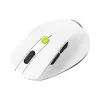 Maus ASUS MD105 /VT-GN — rechtshändig RF wireless + Bluetooth, 2400 DPI, Scrollrad, batteriebetrieben, weiß/grün