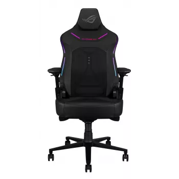 Universal-Gaming-Stuhl ASUS ROG Courser — gepolsterte Sitzfläche, max. Gewicht 136 kg, Sitzfläche 670×700 mm, Mindesthöhe 140 cm, schwarz