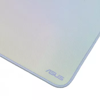 Mauspad ASUS PS102, Polyester in A4-Größe, Perlmuttfarbe, genähte Kanten, rutschfeste Unterlage