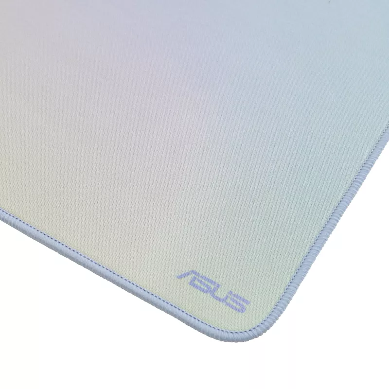 Mauspad ASUS PS102, Polyester in A4-Größe, Perlmuttfarbe, genähte Kanten, rutschfeste Unterlage