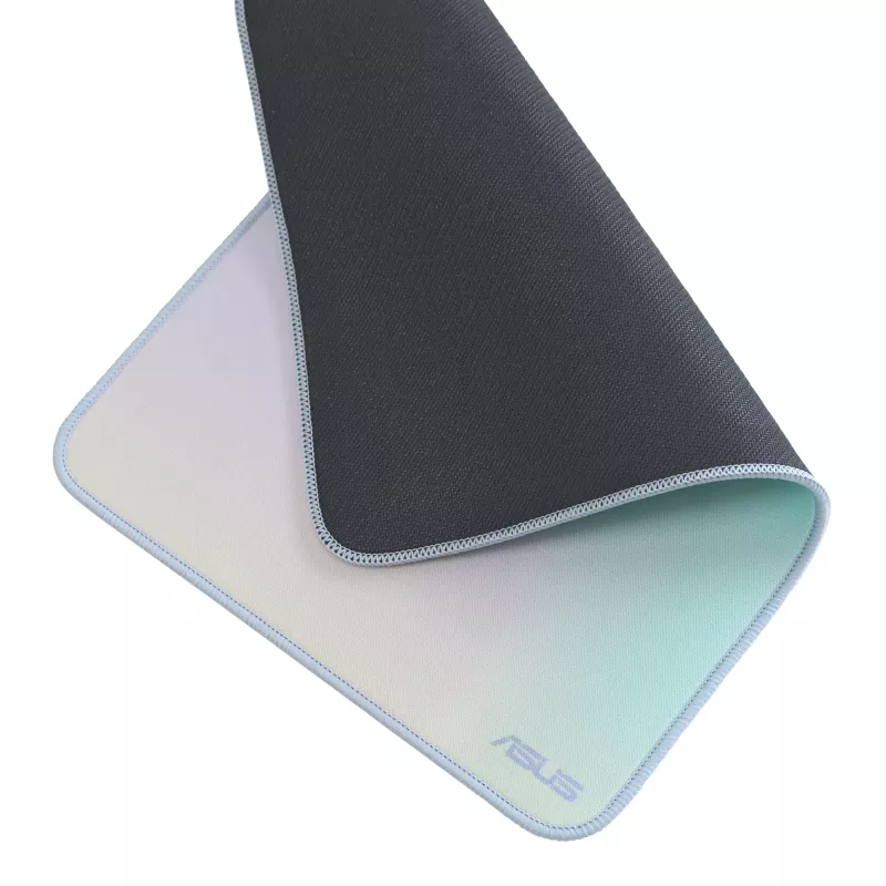 Mauspad ASUS PS102, Polyester in A4-Größe, Perlmuttfarbe, genähte Kanten, rutschfeste Unterlage
