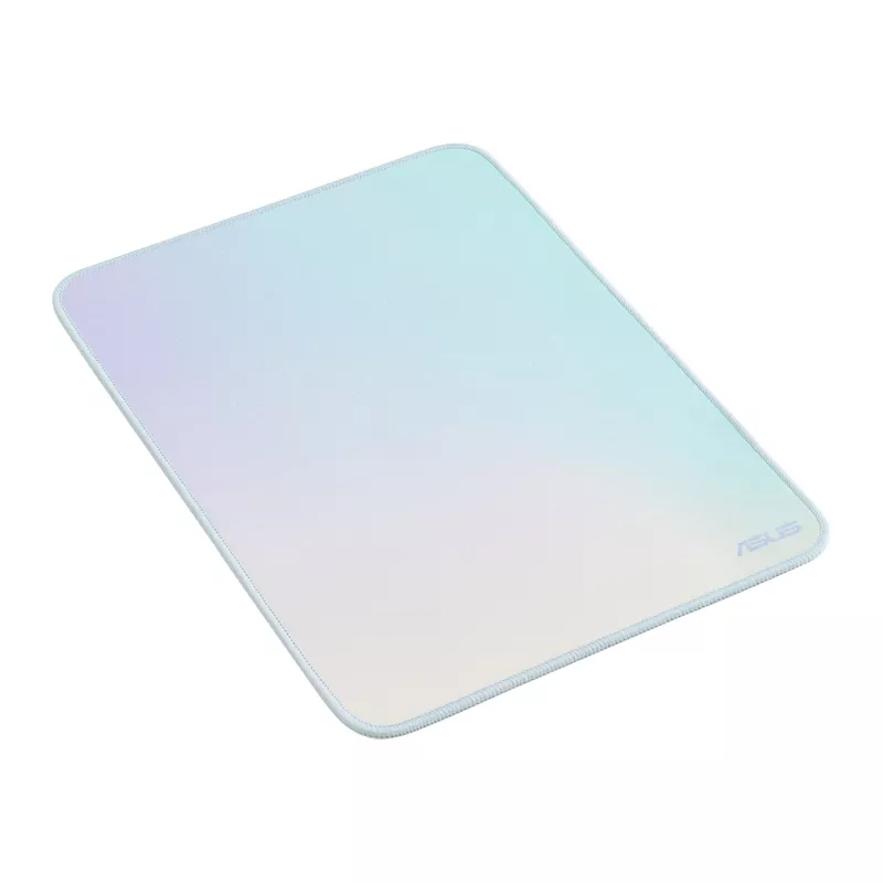 Mauspad ASUS PS102, Polyester in A4-Größe, Perlmuttfarbe, genähte Kanten, rutschfeste Unterlage