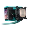 ASUS ROG RYUO IV 360 ARGB Hatsune Miku Edition Prozessor All-in-One-Flüssigkeitskühler 12 cm Schwarz, Türkis