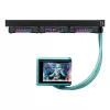 ASUS ROG RYUO IV 360 ARGB Hatsune Miku Edition Prozessor All-in-One-Flüssigkeitskühler 12 cm Schwarz, Türkis