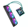 ASUS ROG RYUO IV 360 ARGB Hatsune Miku Edition Prozessor All-in-One-Flüssigkeitskühler 12 cm Schwarz, Türkis