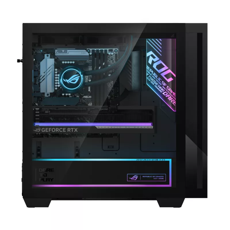 ASUS ROG G700 G700TF-7265KF223W Intel Core Ultra 7 265KF 32 GB DDR5-SDRAM 1 TB SSD NVIDIA GeForce RTX 5070 Windows 11 Home Tower PC Schwarz