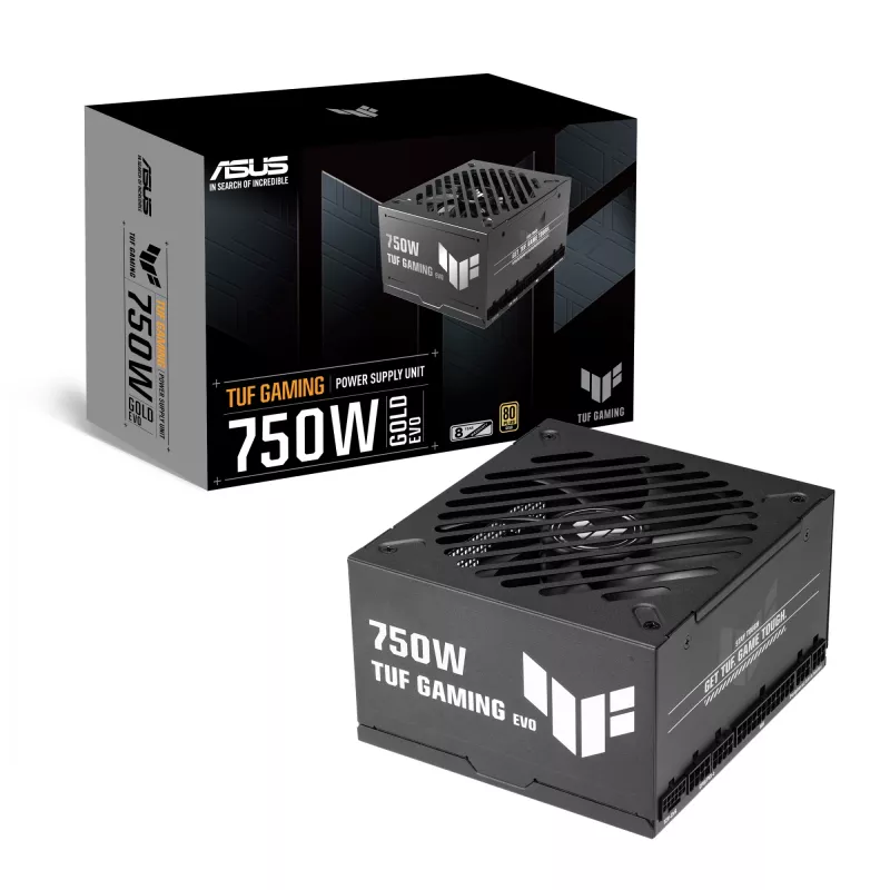 Netzteil ASUS TUF Gaming 750G EVO — 750 W, ATX, 80 PLUS Gold, 20+4‑polig, schwarz