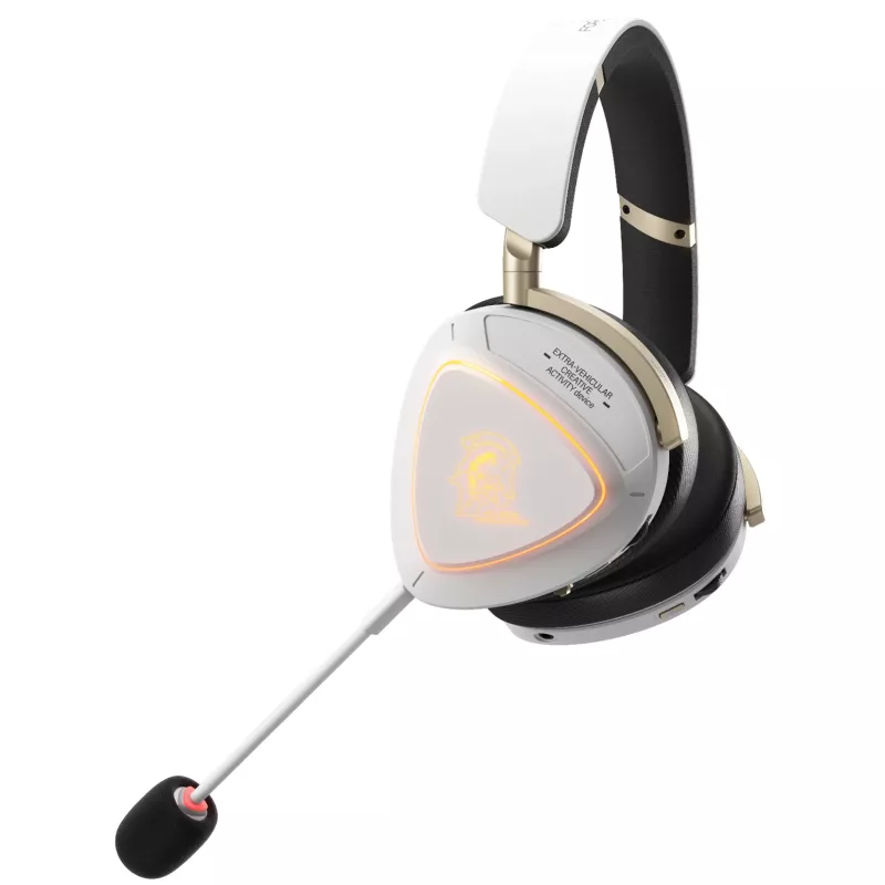 Headset ASUS ROG Delta II-KJP — Ohraufliegend, Kabelgebunden & Kabellos (Bluetooth), 20–20000 Hz, 325 g, Schwarz/Weiß