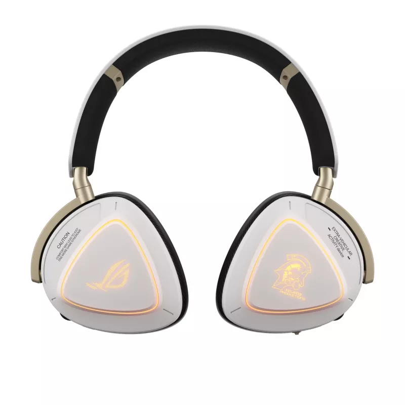 Headset ASUS ROG Delta II-KJP — Ohraufliegend, Kabelgebunden & Kabellos (Bluetooth), 20–20000 Hz, 325 g, Schwarz/Weiß