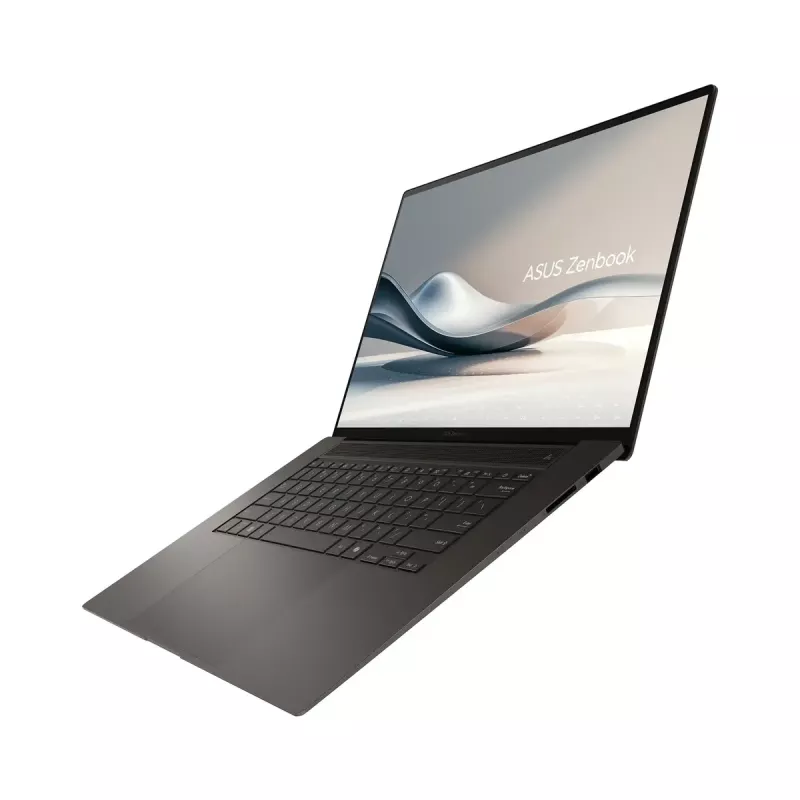 Laptop ASUS Vivobook S16 UM5606WA — 16 Zoll OLED 3K (2880×1800) 120Hz, AMD Ryzen AI 9 370HX, 32GB LPDDR5X, 2TB SSD, Windows 11 Pro, Zumaia Gray