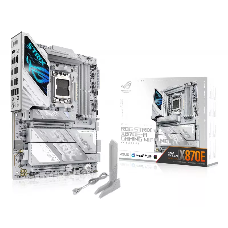 Motherboard ASUS ROG STRIX X870E-A GAMING WIFI7 NEO — AMD X870E, Sockel AM5, ATX, DDR5, 4 DIMM, 256 GB