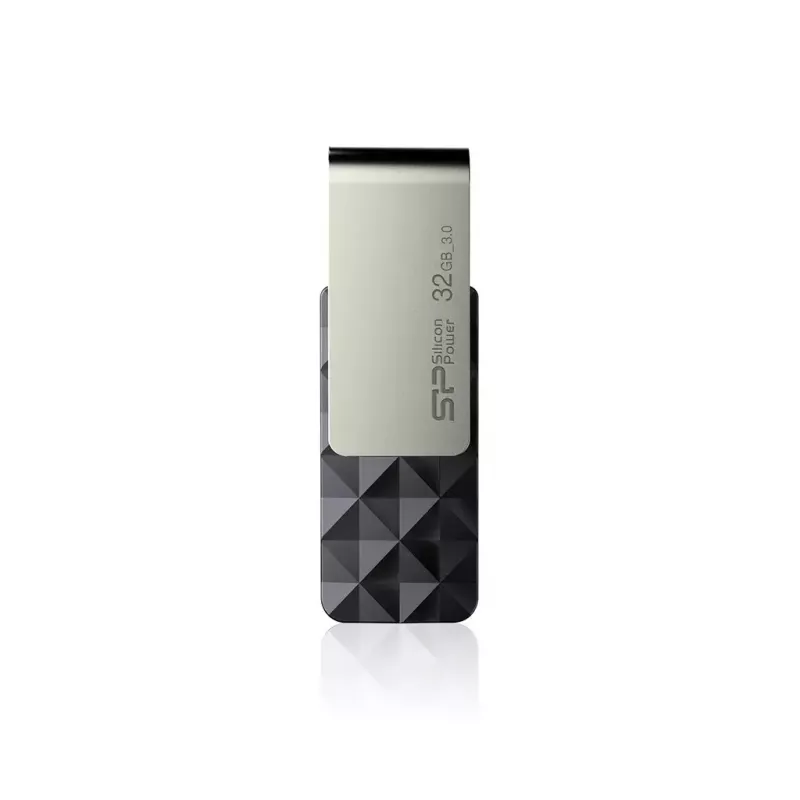 USB-Stick Silicon Power Blaze B30 32 GB, USB Typ-A 3.2 Gen 1, schwarz