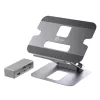 j5create JTS327 Multi-Angle 4K Docking Stand, Laptopständer, Grau, Aluminium, 40,6 cm (16 Zoll), 4 kg, Windows-Laptop / Mac