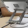 j5create JTS327 Multi-Angle 4K Docking Stand, Laptopständer, Grau, Aluminium, 40,6 cm (16 Zoll), 4 kg, Windows-Laptop / Mac